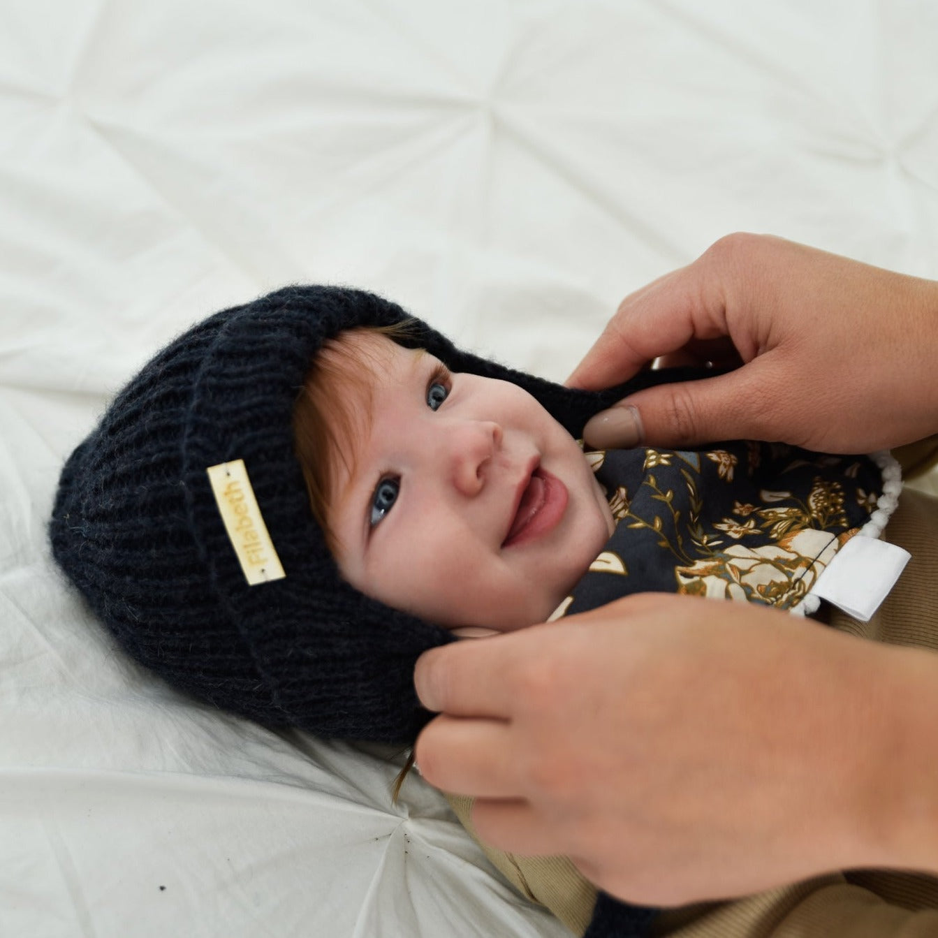 6-12 mois Tuque hiver - Marine