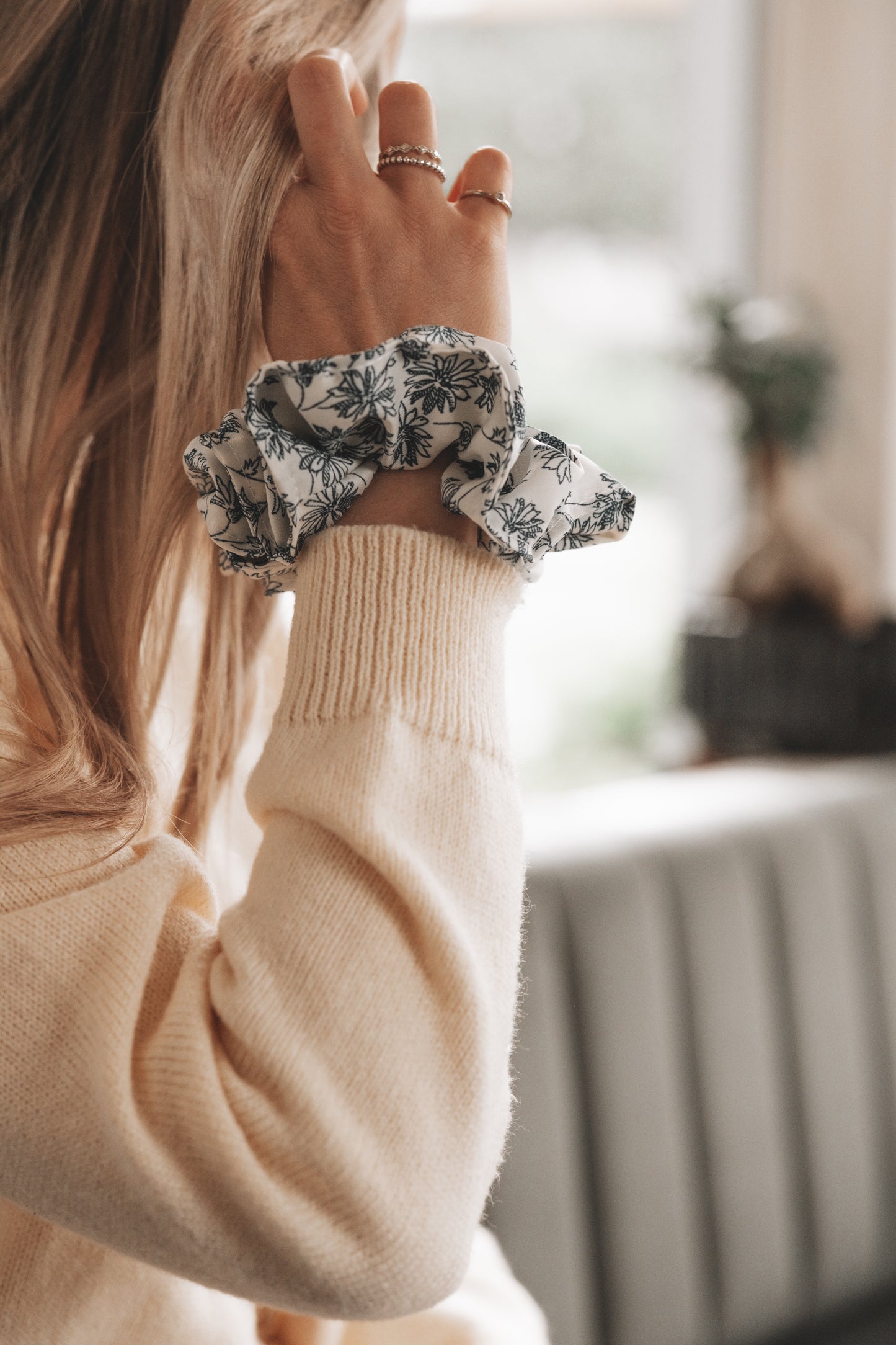 2023 Blue floral - Extra fluffy