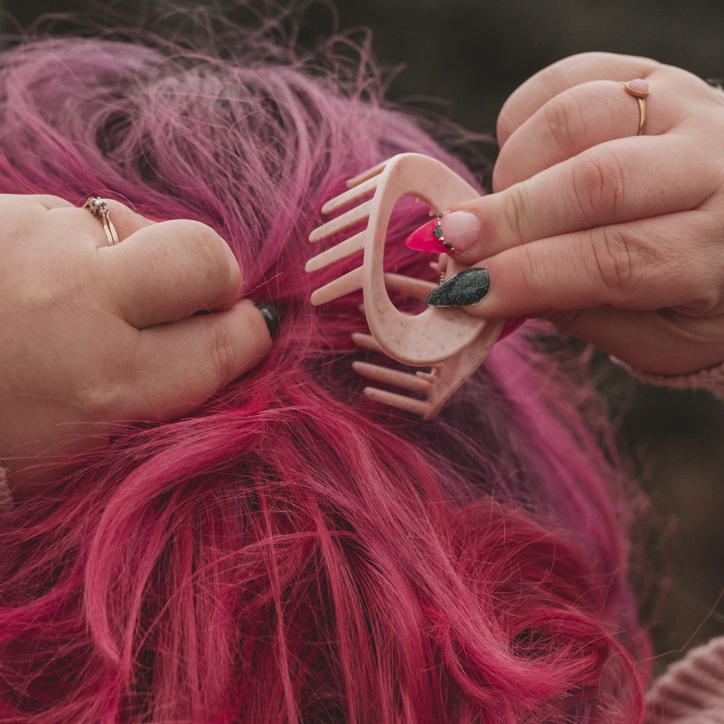 Rectangular wheat straw clip - Oat