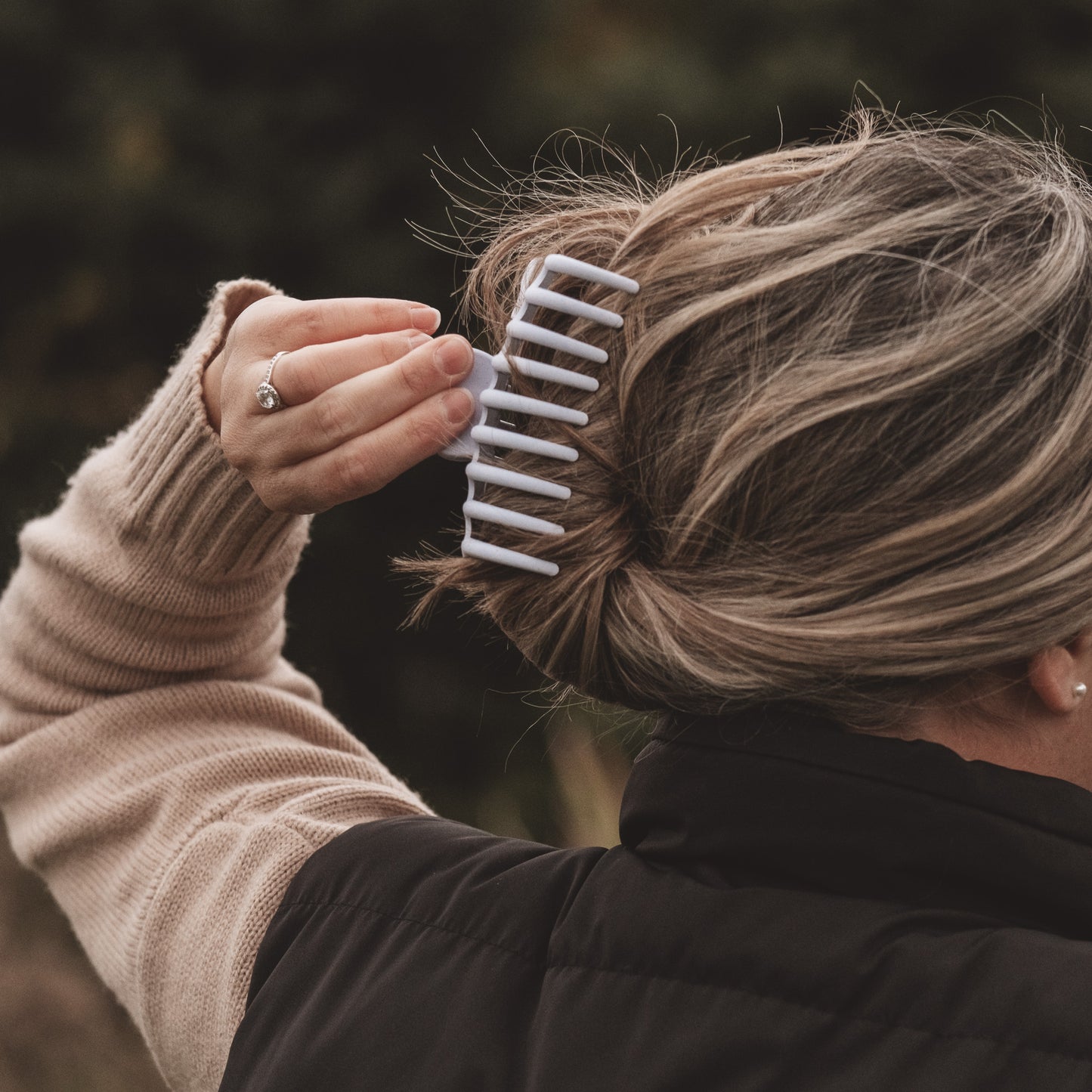 Pézie pince en paille de blé - Mauve