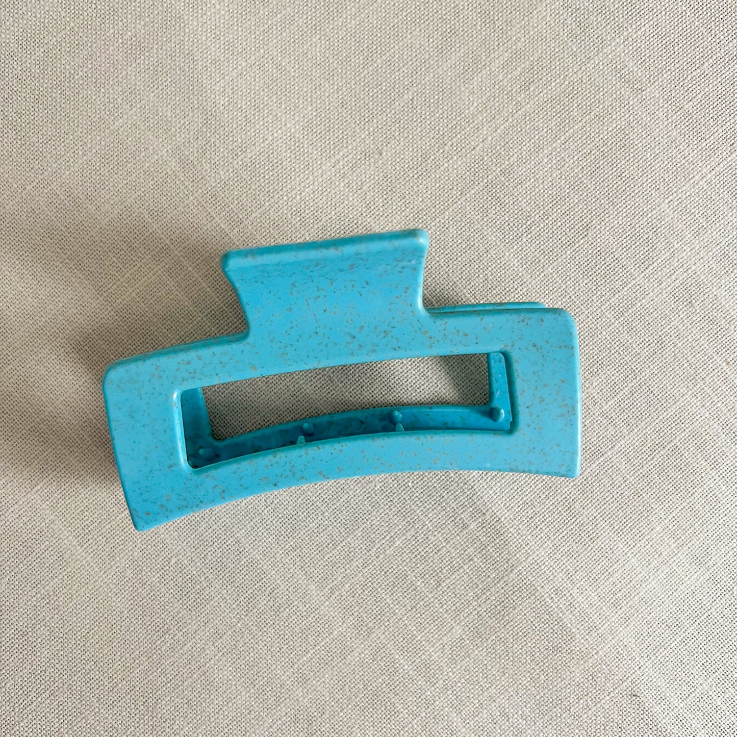 Agathe pince en paille de blé - Turquoise