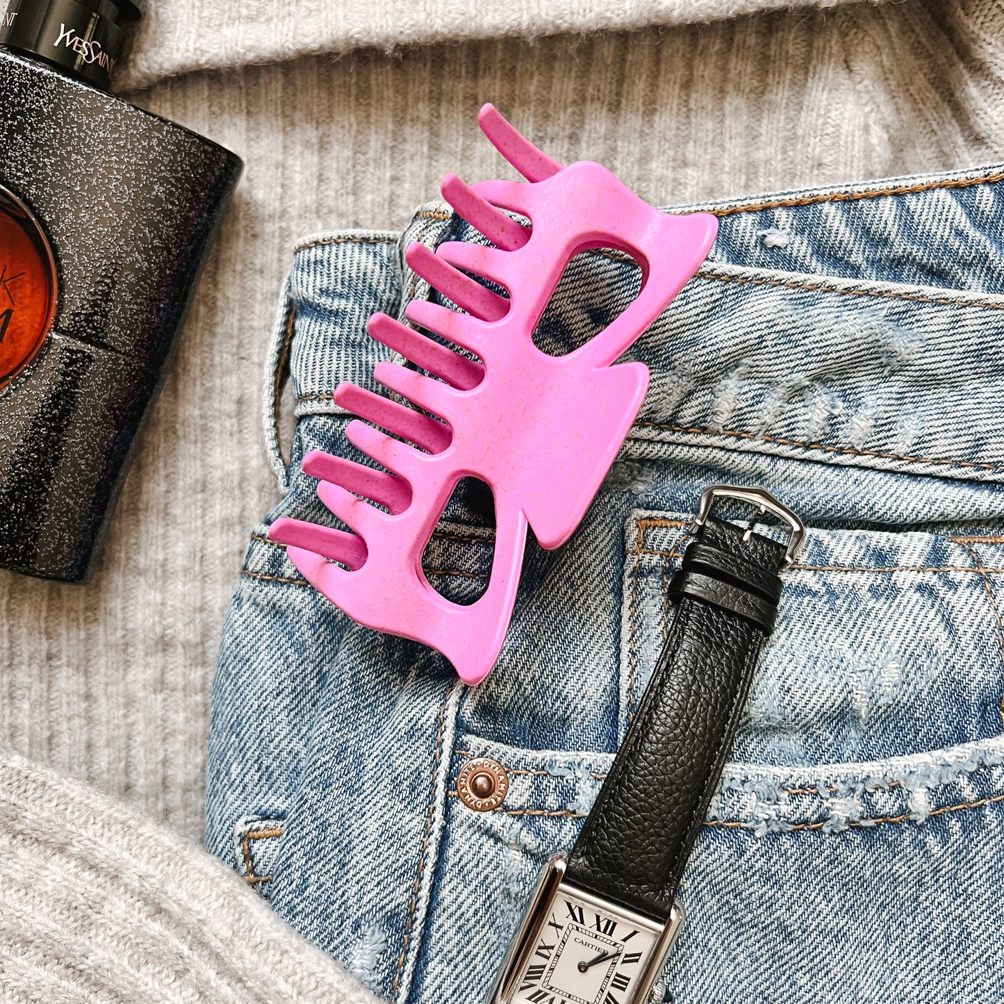 Lorelei wheat straw clip - Pink
