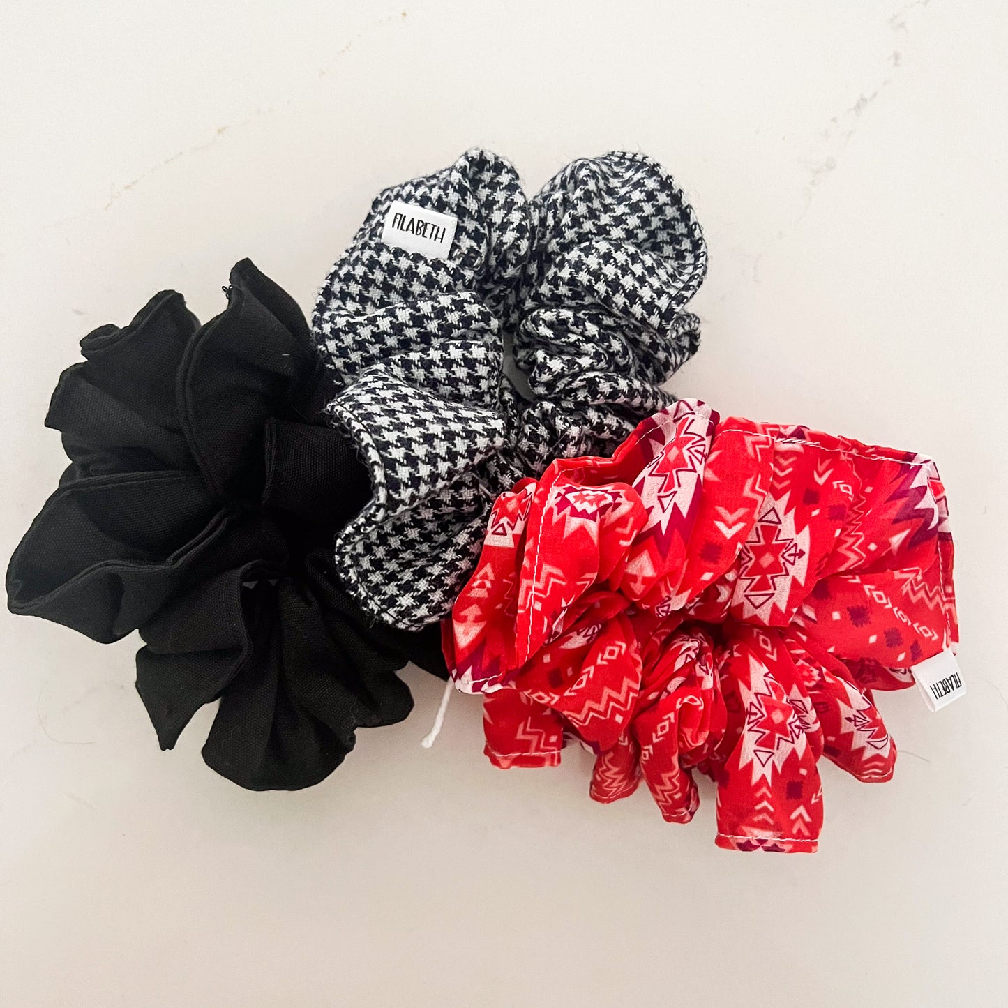 Scrunchie en trio