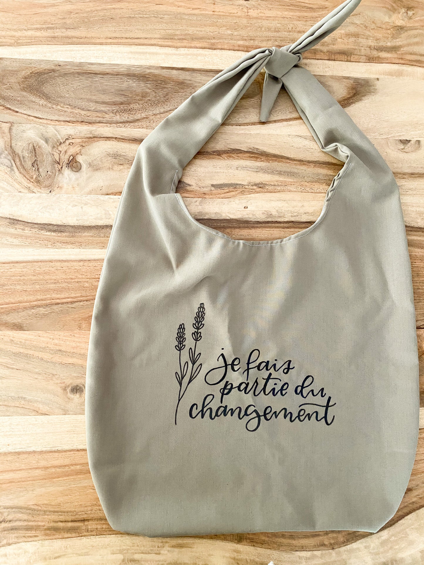Sac à main - lin kaki