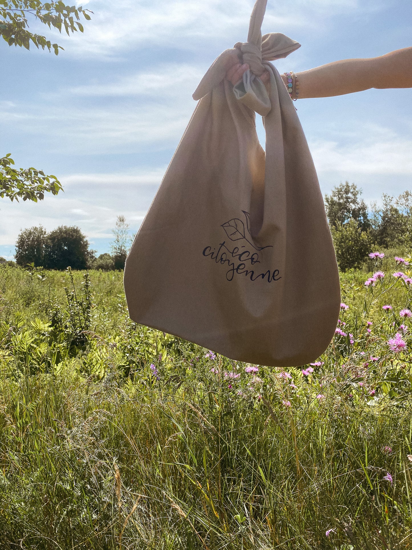 Sac à main - lin kaki