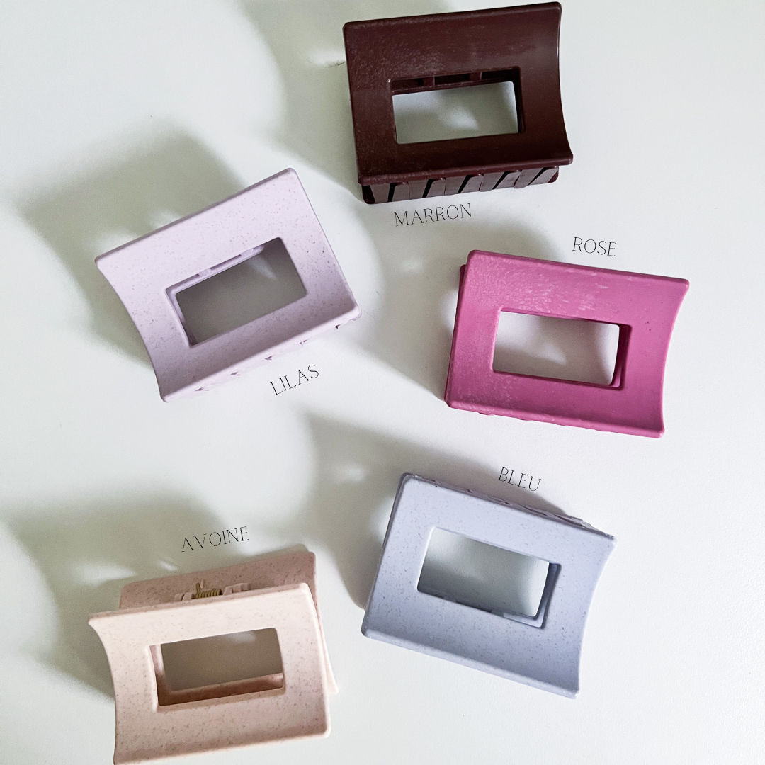 Romane pince en paille de blé - Rose