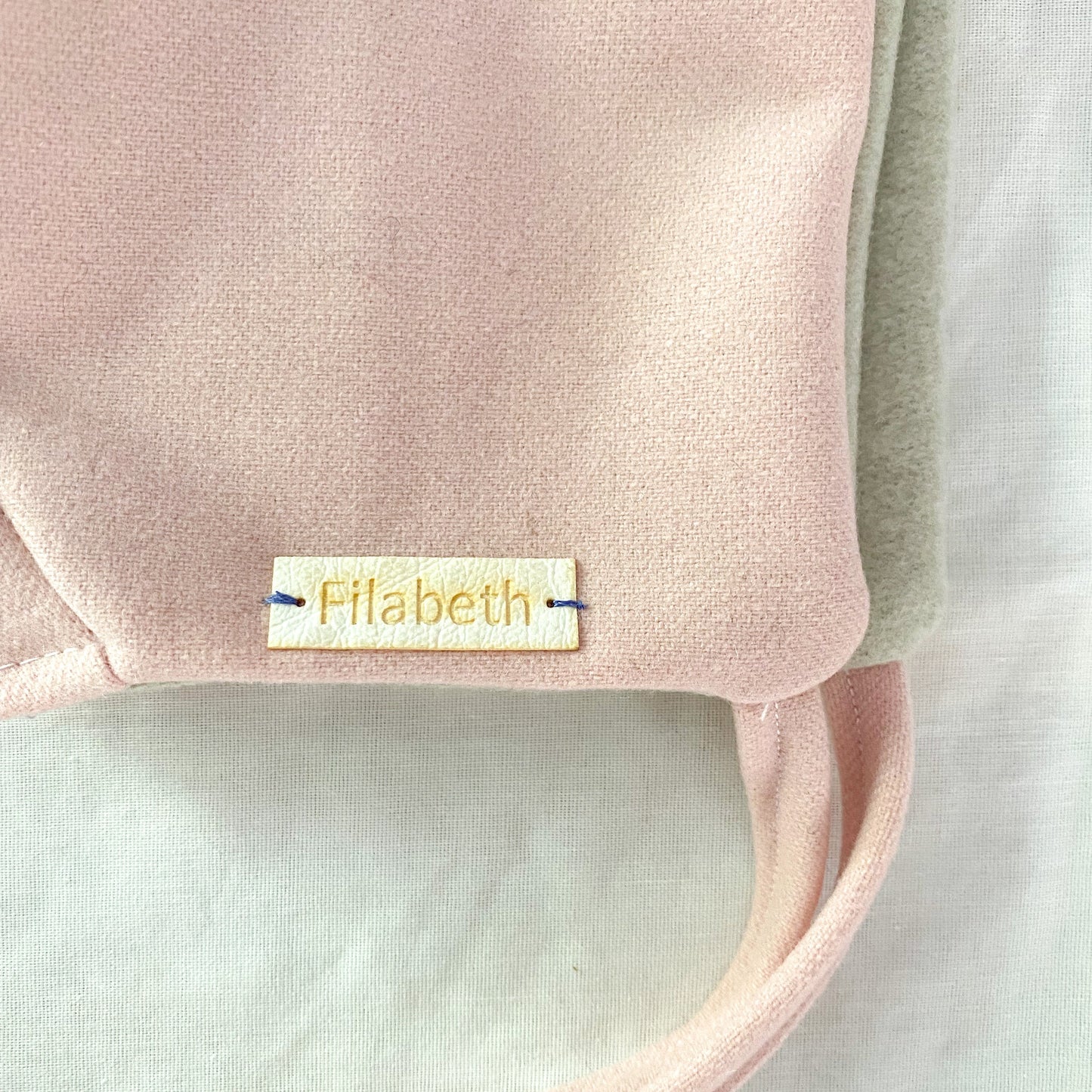 Bonnet béguin doublé - Rose - Filabeth