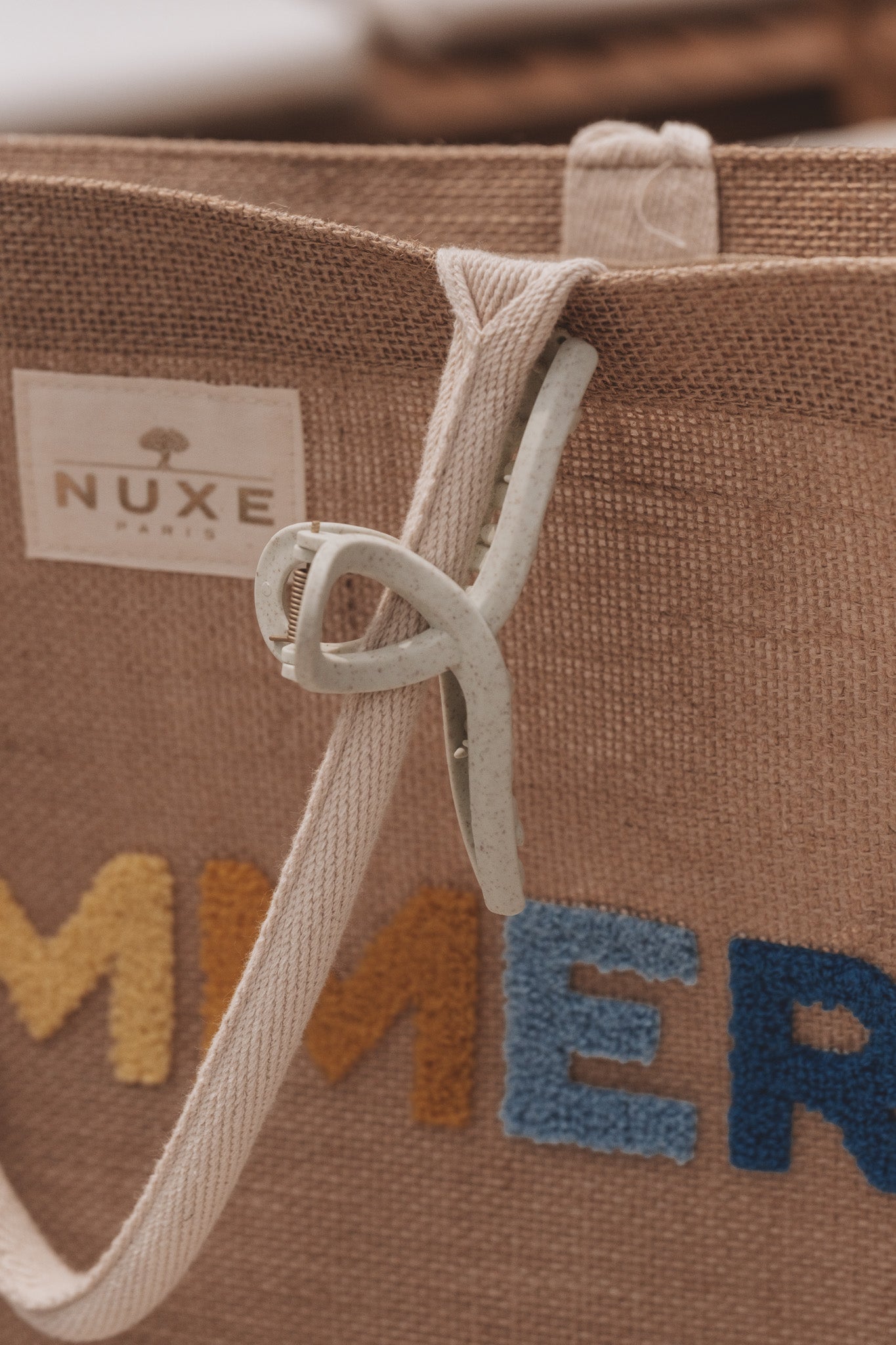 Poésie pince en paille de blé  - Vert