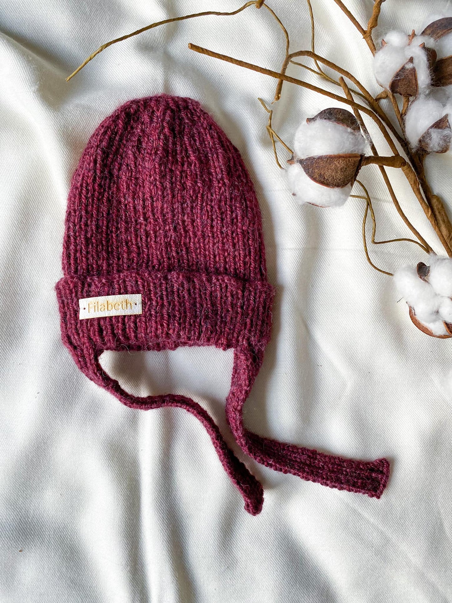 Tuque hiver - Rouge - Filabeth