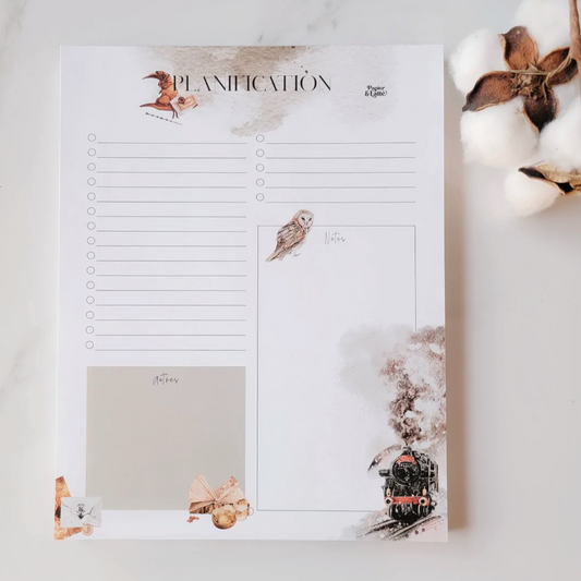 Large note pad - Paper & Latte