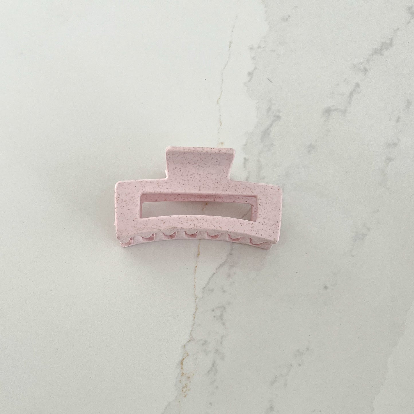 Agathe pince en paille de blé - Rose pâle