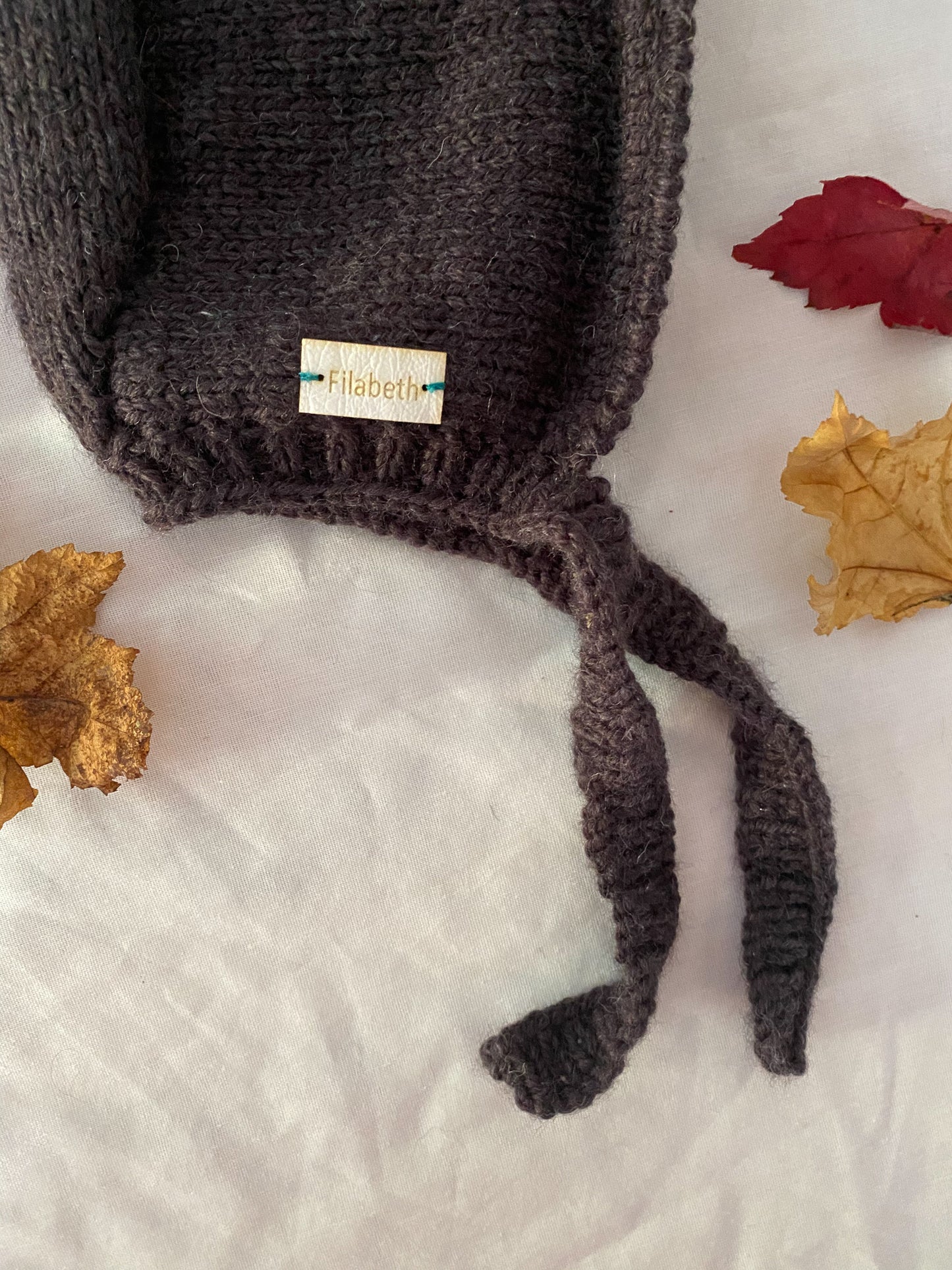 3 mois - Bonnet mi saison en laine recyclé - Violace