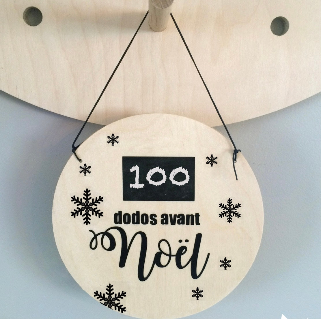 Bannière décorative décompte avant Noël - Filabeth