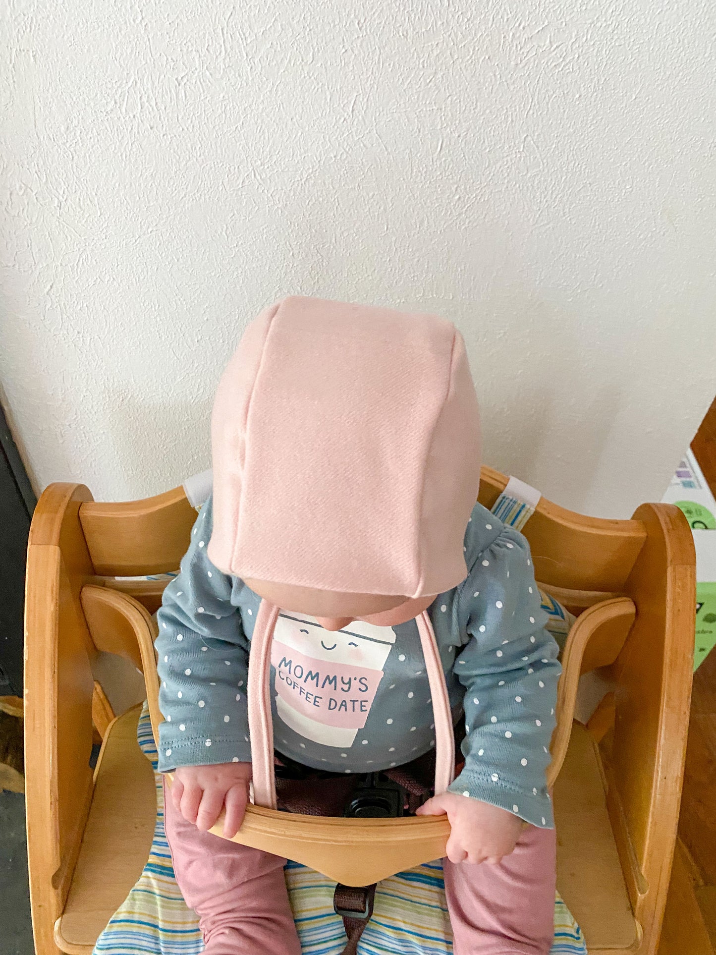 Bonnet béguin doublé - Rose - Filabeth