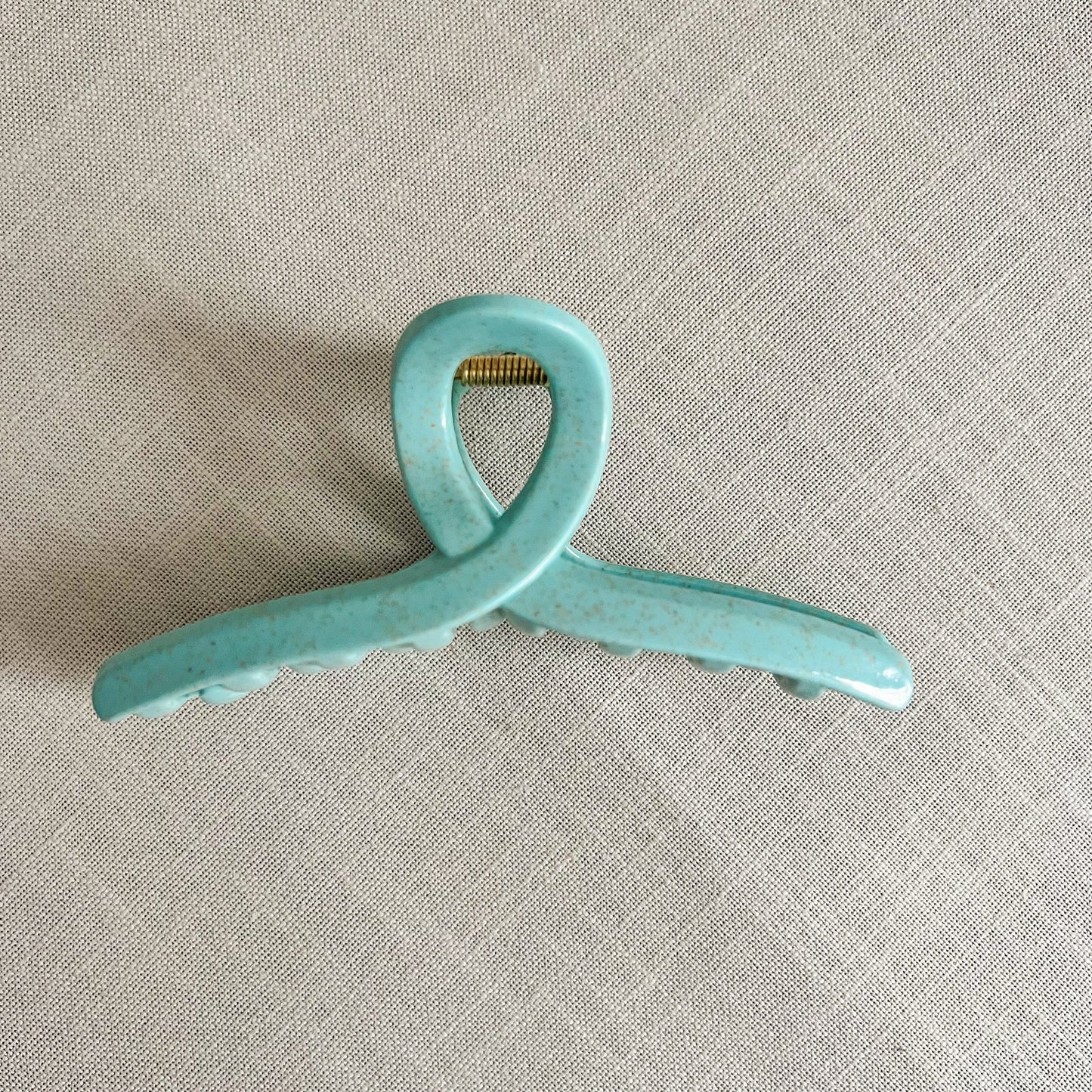 Poésie pince en paille de blé  - Turquoise