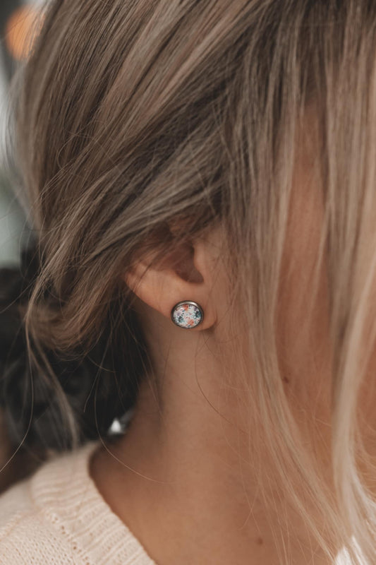 Boucles d'oreilles fleur