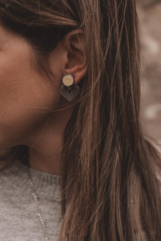 Boucles d'oreilles -  3 en 1