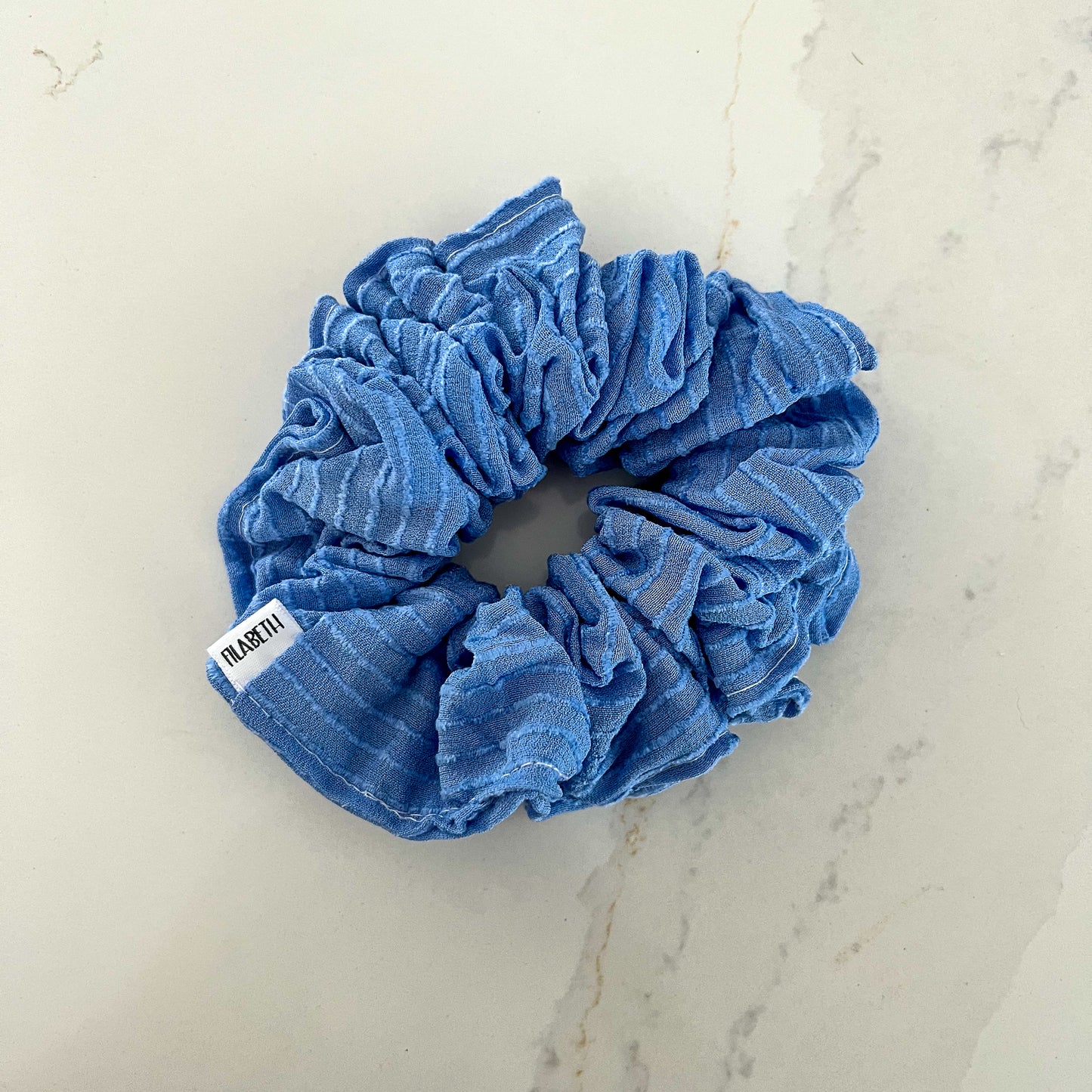 Bleu texturé - Extra fluffy